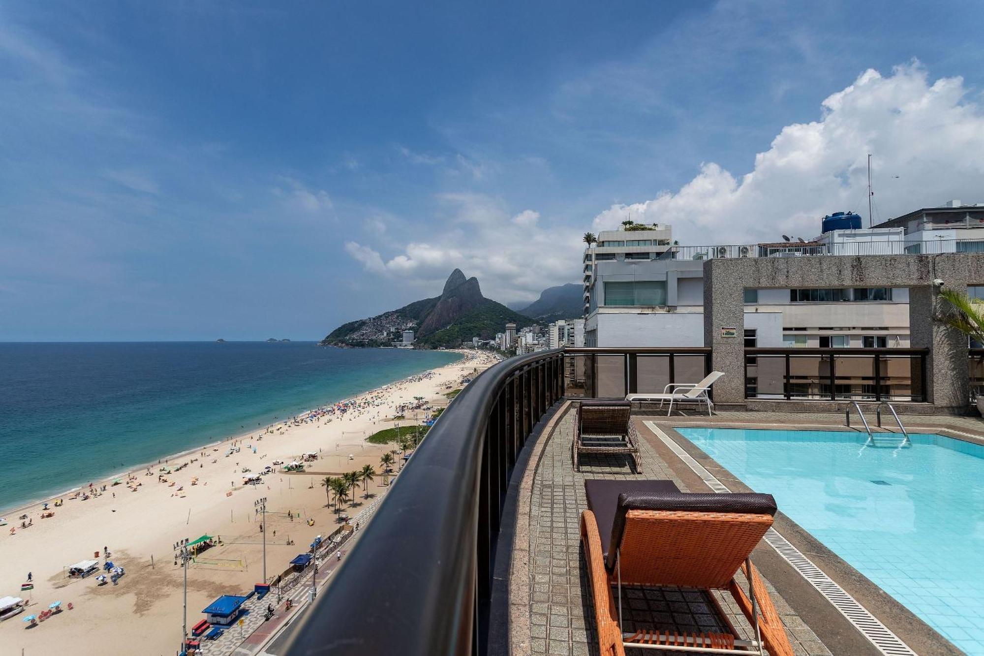 Vista Lateral, Edificio Frente A Praia Рио де Жанейро Екстериор снимка