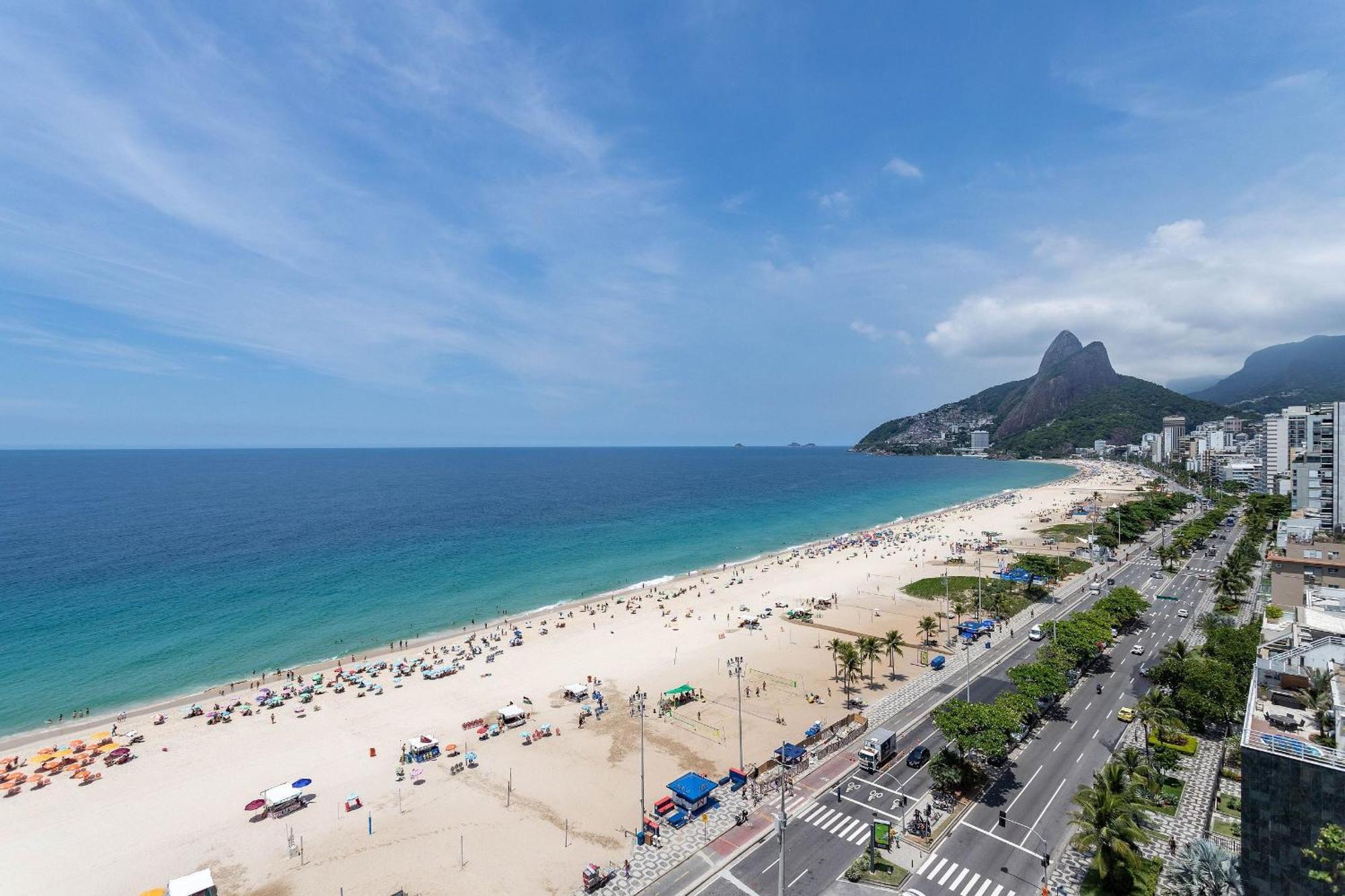 Vista Lateral, Edificio Frente A Praia Рио де Жанейро Екстериор снимка