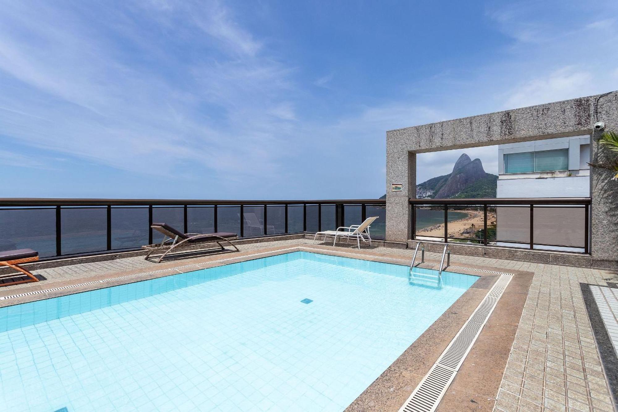 Vista Lateral, Edificio Frente A Praia Рио де Жанейро Екстериор снимка