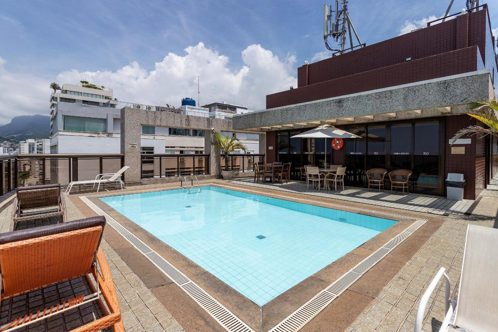Vista Lateral, Edificio Frente A Praia Рио де Жанейро Екстериор снимка